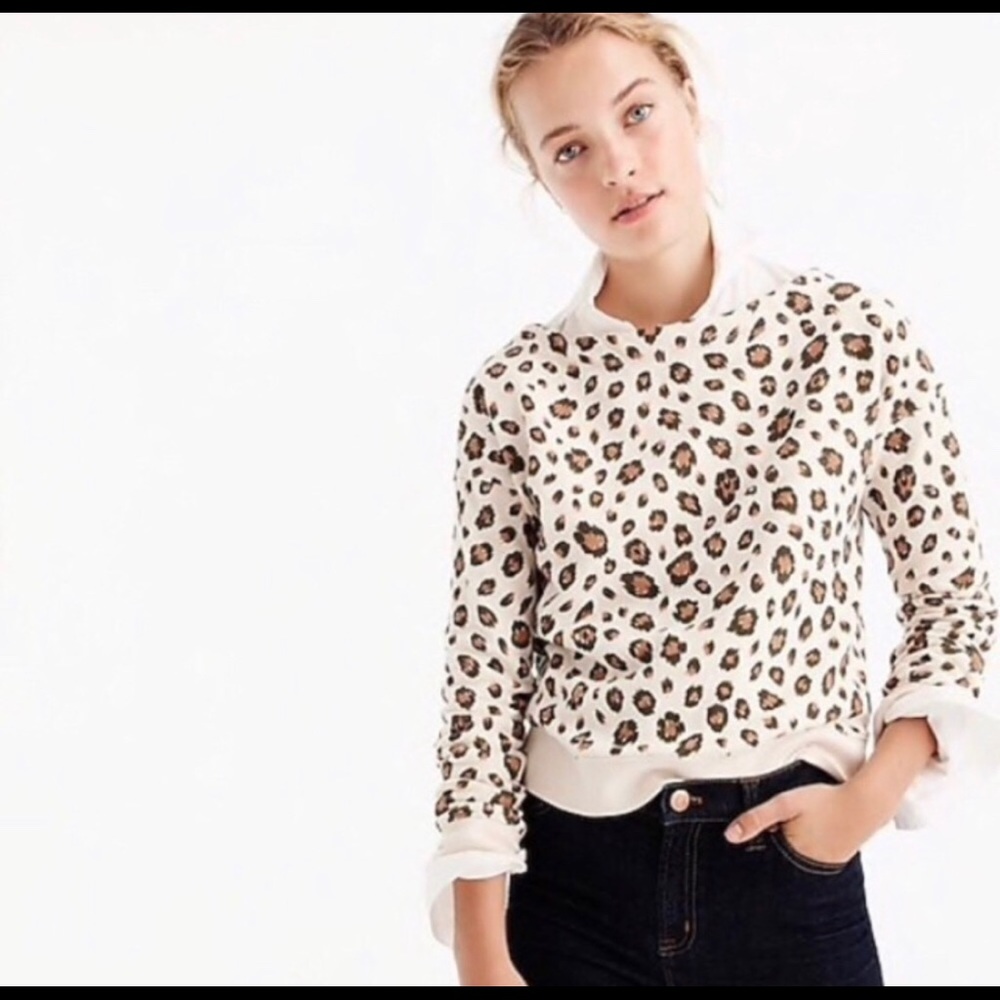 J. Crew Leopard Top